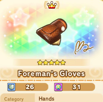 Foreman's Gloves