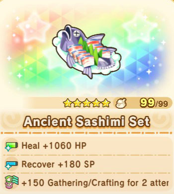 Ancient Sashimi Set x99