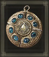 Cerulean Amber Medallion  +1