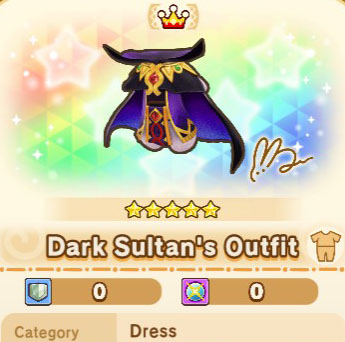 Dark Sultan's Outfit