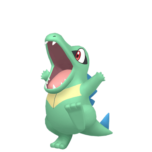 ✨#007-Totodile - (Alpha Shiny MAX IVS - Lvl.100) - Held Master Balls