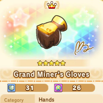 Grand Miner's Gloves