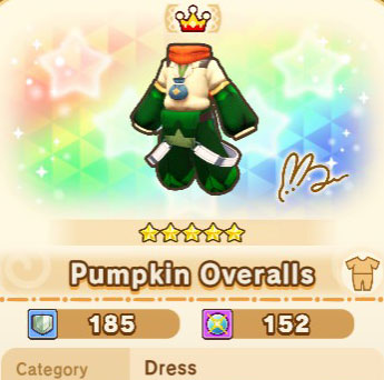 Pumpkin Overalls