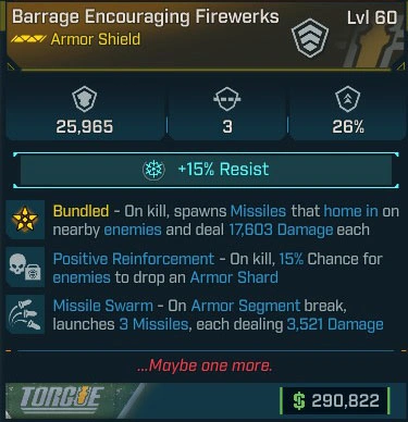 Barrage Encouraging Firewerks
