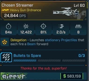 Chosen Streamer