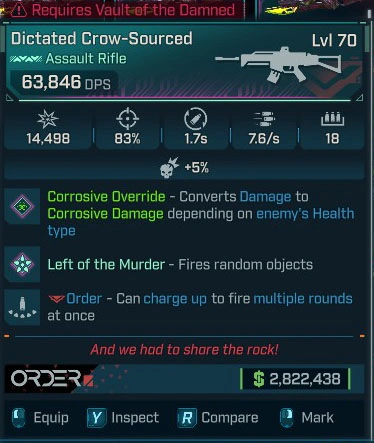 Dictated Crow-Sourced - LV.70