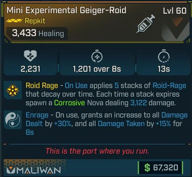 Mini Experimental Geiger-Roid