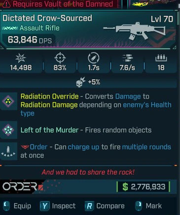 Dictated Crow-Sourced - LV.70