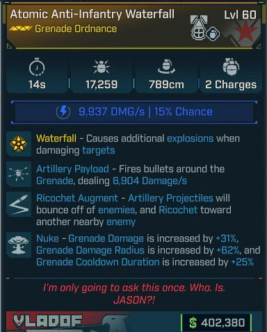 Atomic Anti-Infantry Waterfall