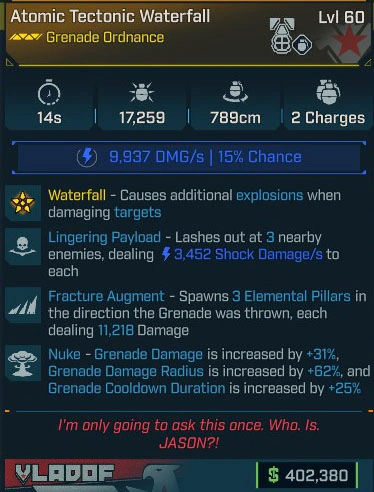 Atomic Tectonic Waterfall