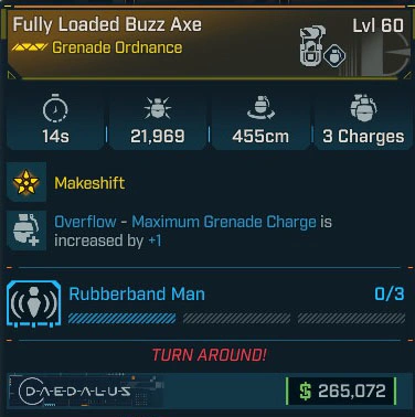 Fully Loaded Buzz Axe