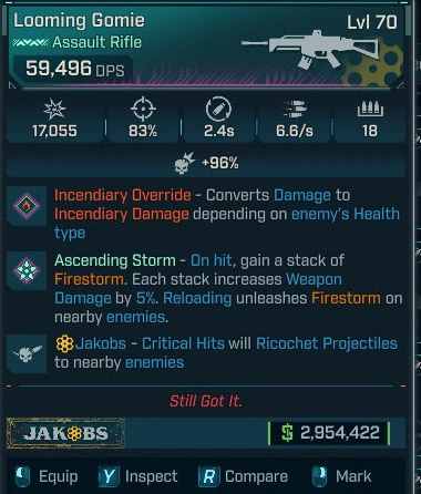 Looming Gomie - LV.70