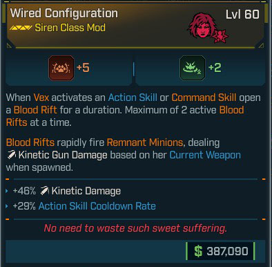 Wired Configuration（Siren Class Mod）