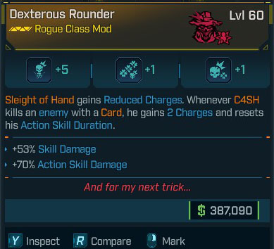 Dexterous Rounder（Rogue Class Mod）