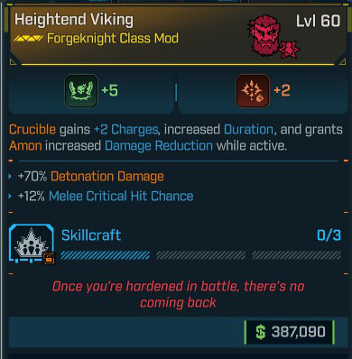 Heightend Viking（Forgeknight Class Mod）