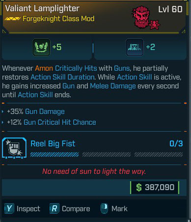 Valiant Lamplighter（Forgeknight Class Mod）