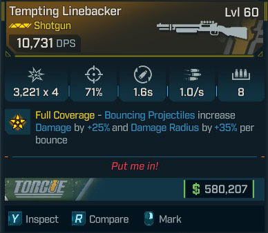 Tempting Linebacker