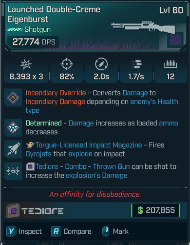 Launched Double-Creme Eigenburst
