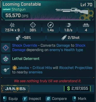 Looming Constable - LV.70