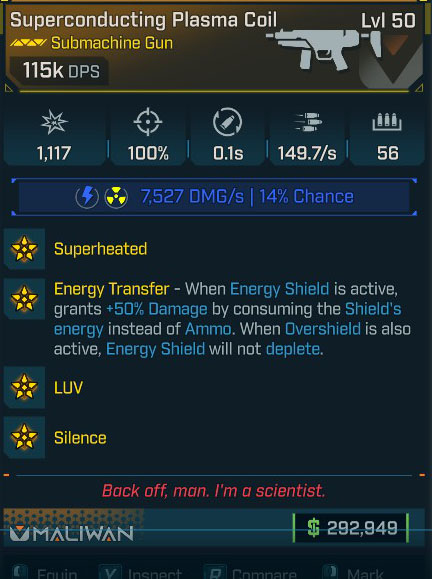 MODDED Plasma Coil （115K DPS）