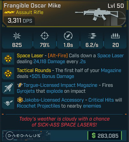 Frangible Oscar Mike (3311 DPS)