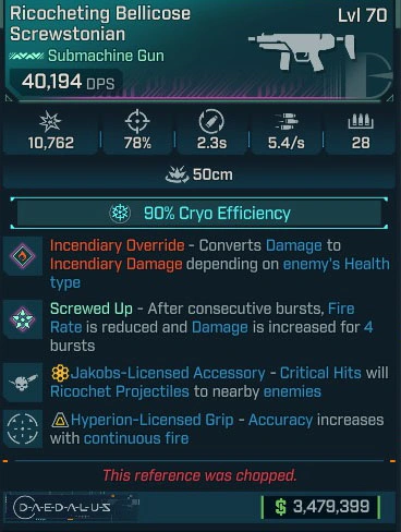 Ricocheting Bellicose Screwstonian - LV.70
