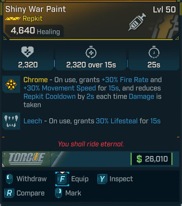 Shiny War Paint