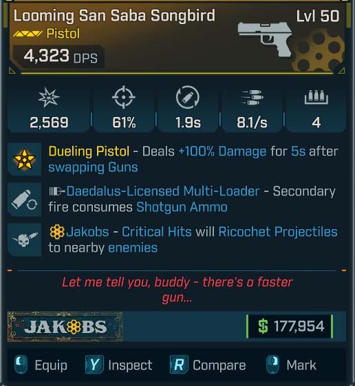 San Saba Songbird (4323 DPS)