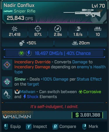 Nadir Conflux - LV.70