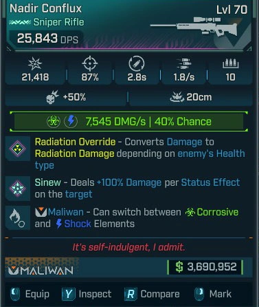 Nadir Conflux - LV.70