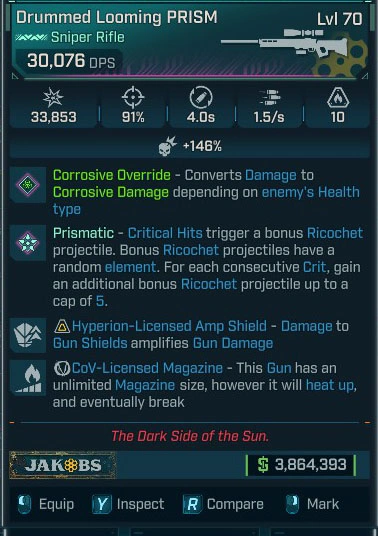 Drummed Looming PRISM - LV.70