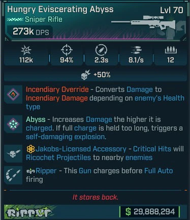 Hungry Eviscerating Abyss - LV.70