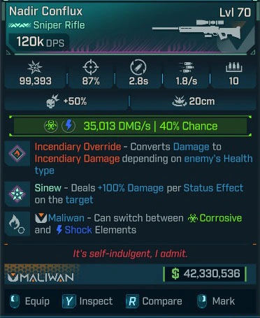 Nadir Conflux - LV.70
