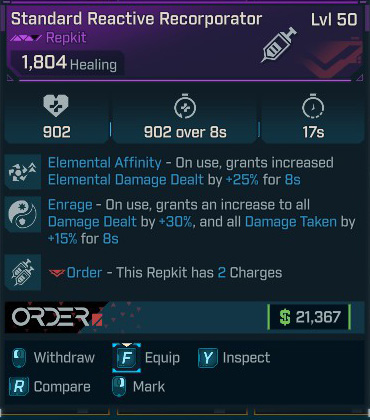Standard Reactive Recorporator