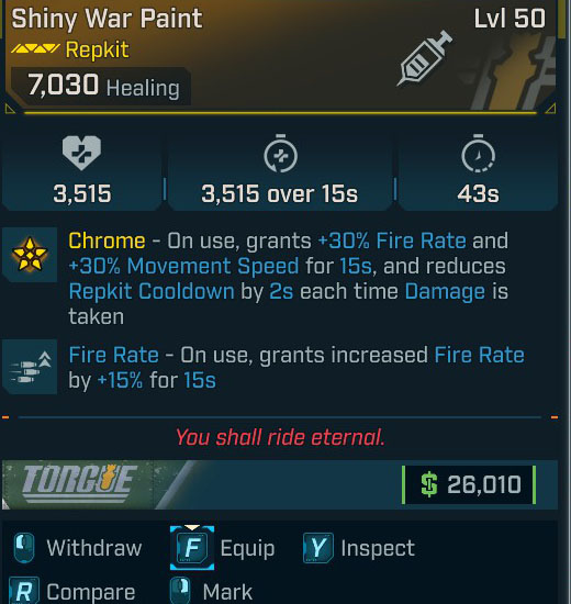 Shiny War Paint