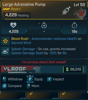 Large Adrenaline Pump