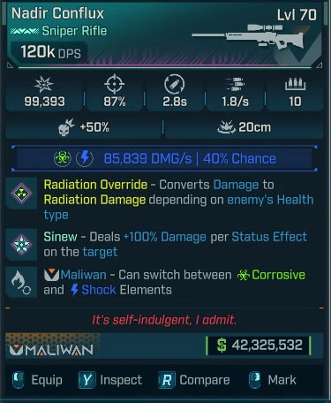 Nadir Conflux - LV.70