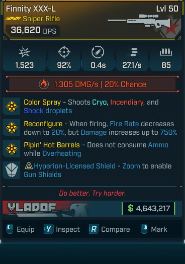 MODDED Finnity XXX-L（36620 DPS）