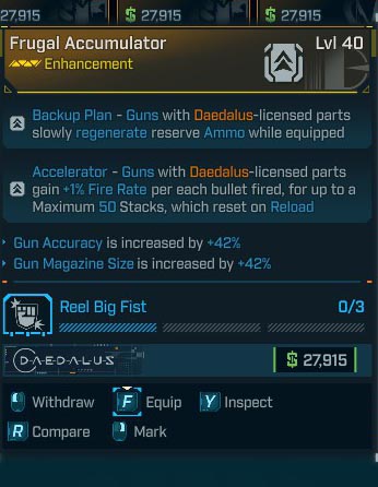 Frugal Accumulator Lvl 40