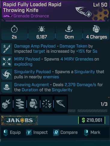 MODDED Rapid Fully Loaded RapidThrowing Knife