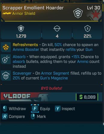 Scrapper Emollient Hoarder Lvl 30