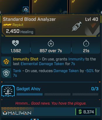 Standard Blood Analyzer Lvl 40