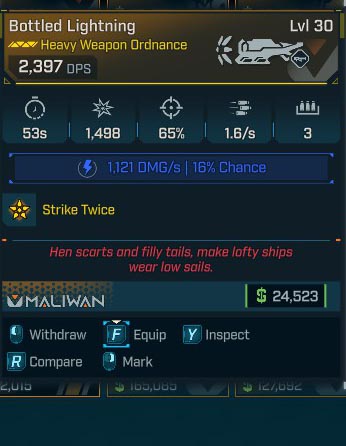 Bottled Lightning Lvl 30