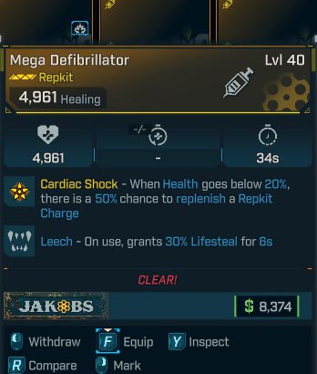 Mega Defibrillator Lvl 40