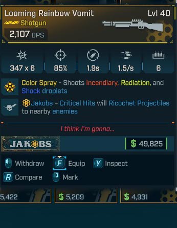 Looming Rainbow Vomit Lvl 40