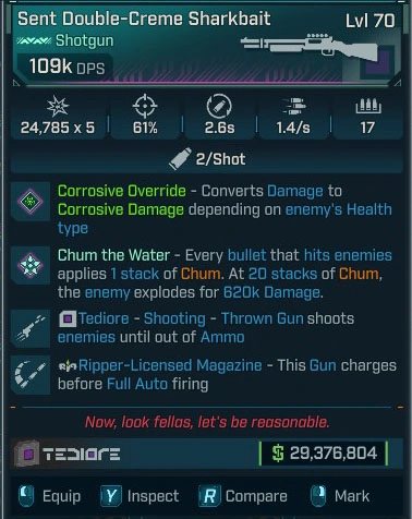Sent Double-Creme Sharkbait - LV.70