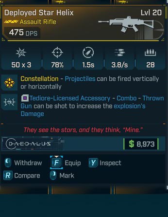 Deployed Star Helix Lvl 20