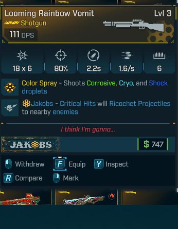 Looming Rainbow Vomit Lvl 3
