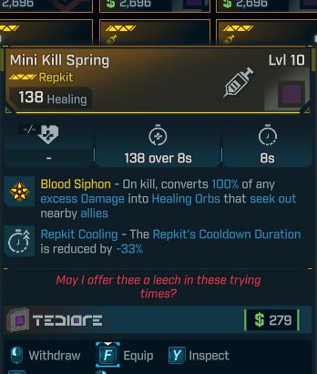 Mini Kill Spring Lvl 10