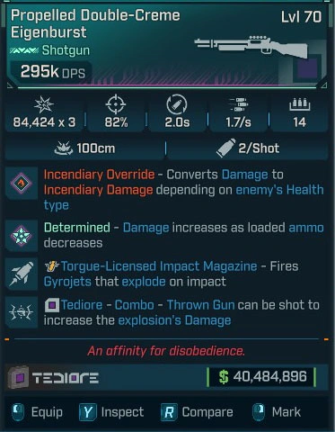 Propelled Double-Creme Eigenburst - LV.70
